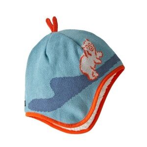 Patagonia Knit Baby Beanie in Polar Bears Play